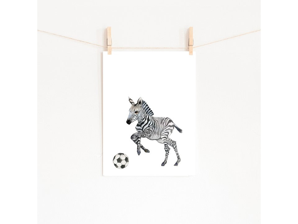 Set of 6 Sports Theme Nursery Wall Art