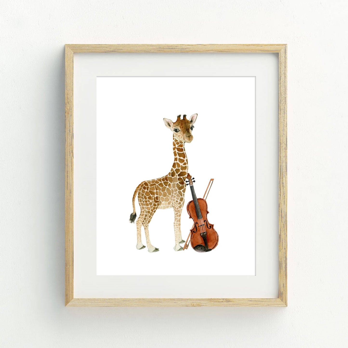 Set of 6 Music Theme Nursery Wall Art