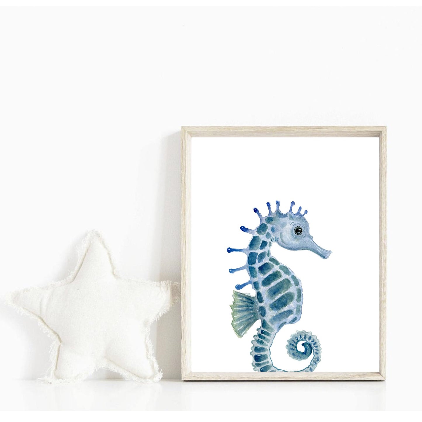 Set of 6 Ocean Animals Nursery Wall Art