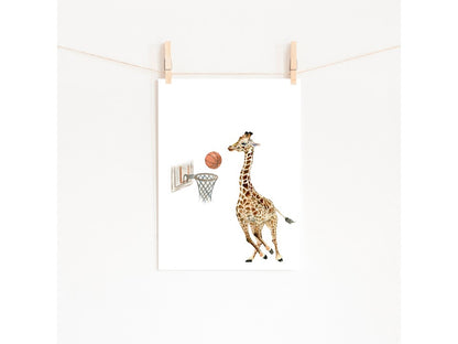 Set of 6 Sports Theme Nursery Wall Art