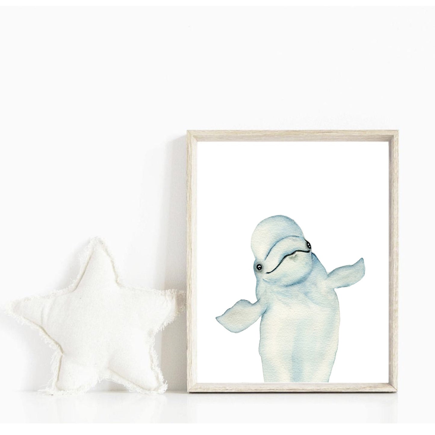 Set of 6 Ocean Animals Nursery Wall Art